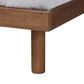 Baxton Studio Decker Full Platform Bed in Walnut Brown, , large