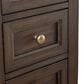 Belle Furnishings Mill Creek 3-Drawer Chair Side Table in Peppercorn, , large