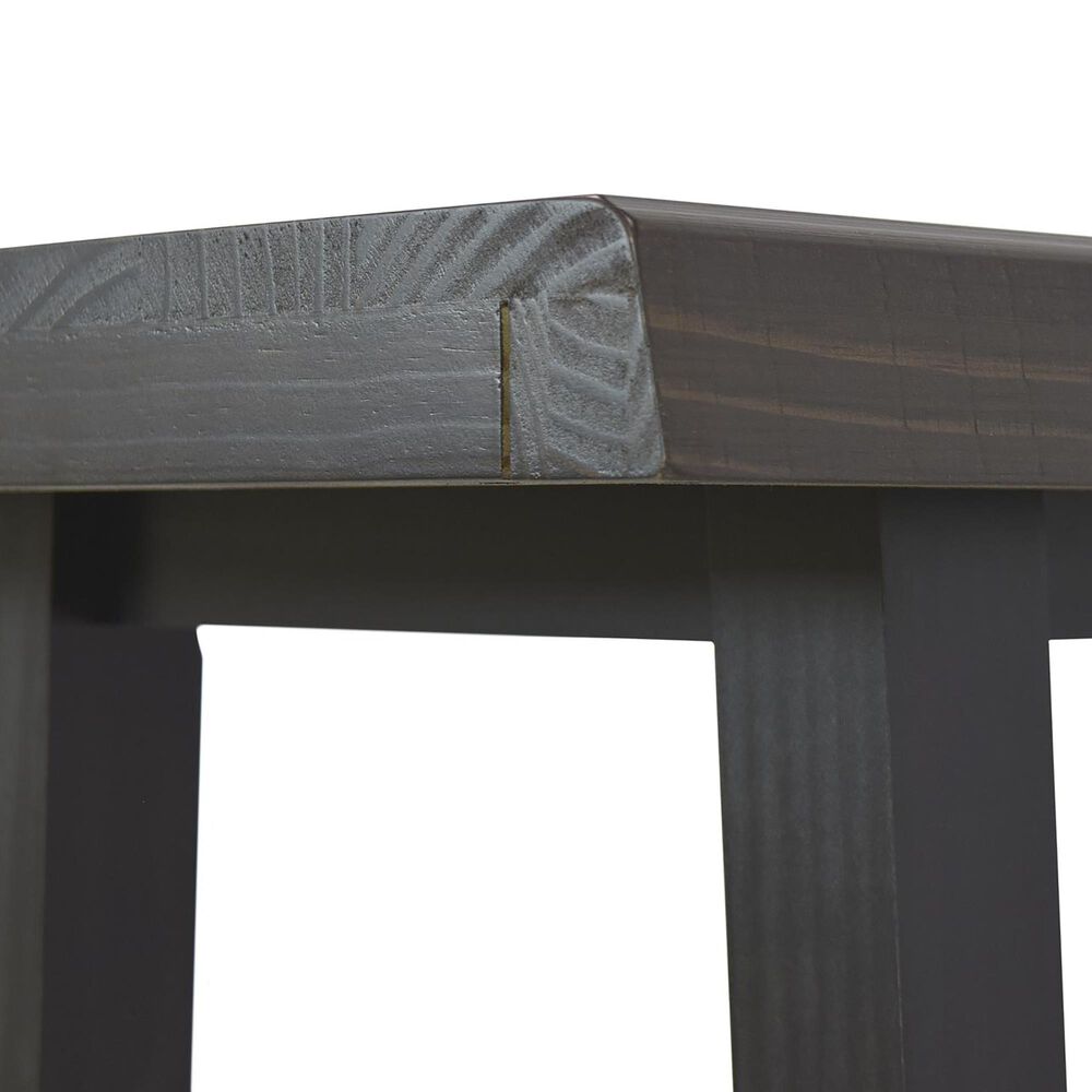 Steve Silver Jennings Sofa Table in Distressed Cherry and Ebony, , large