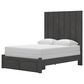 Ashley Fraluna Queen Panel Storage Bed  in Charcoal, , large