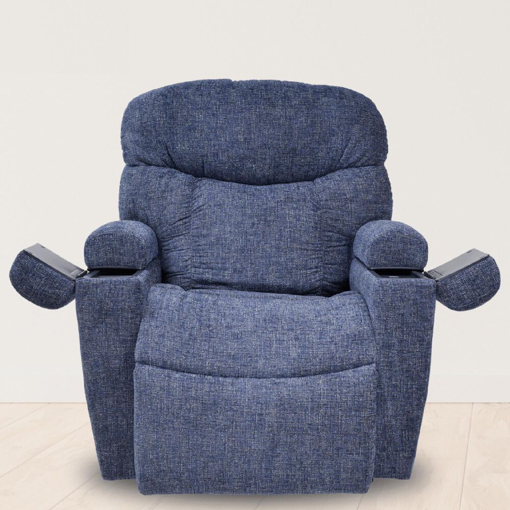 Lounge Maya Medium Power Lift Recliner in Noah Midnight, , large