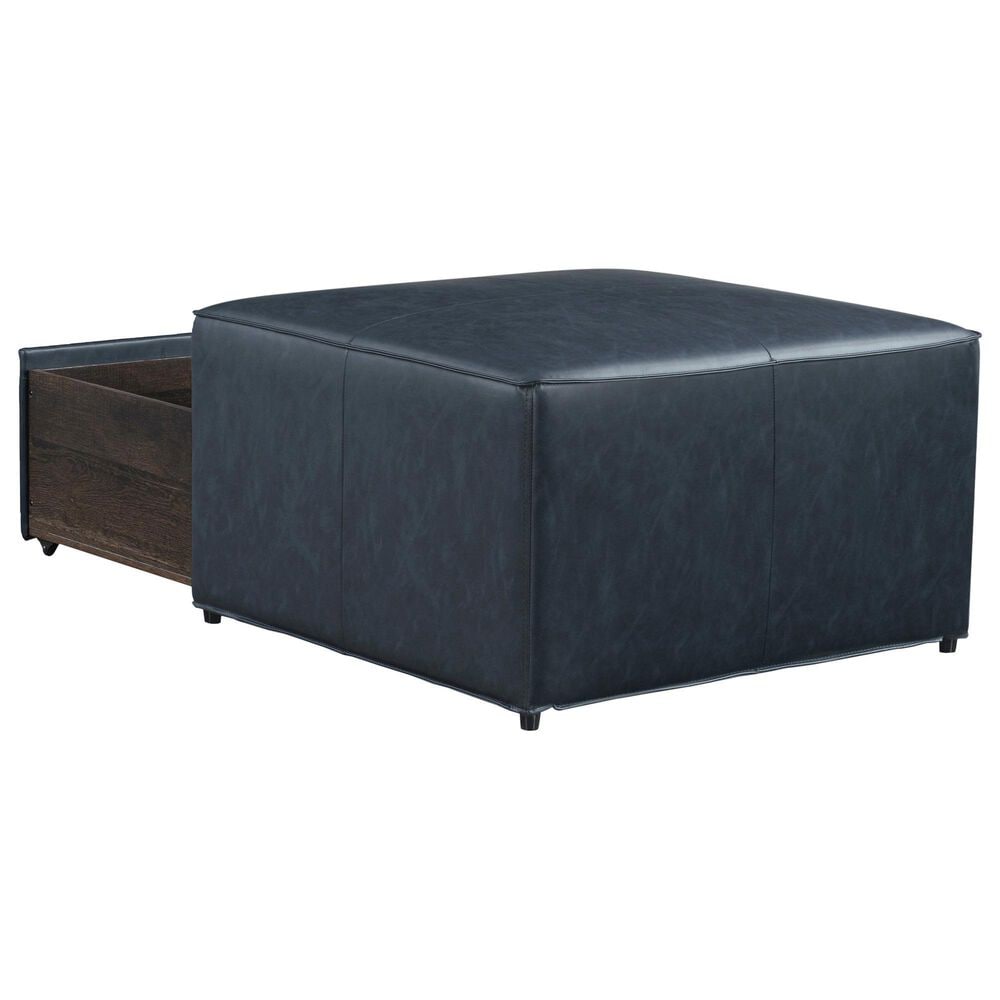 Lifestyle Solutions Hailey Storage Ottoman in Navy, , large