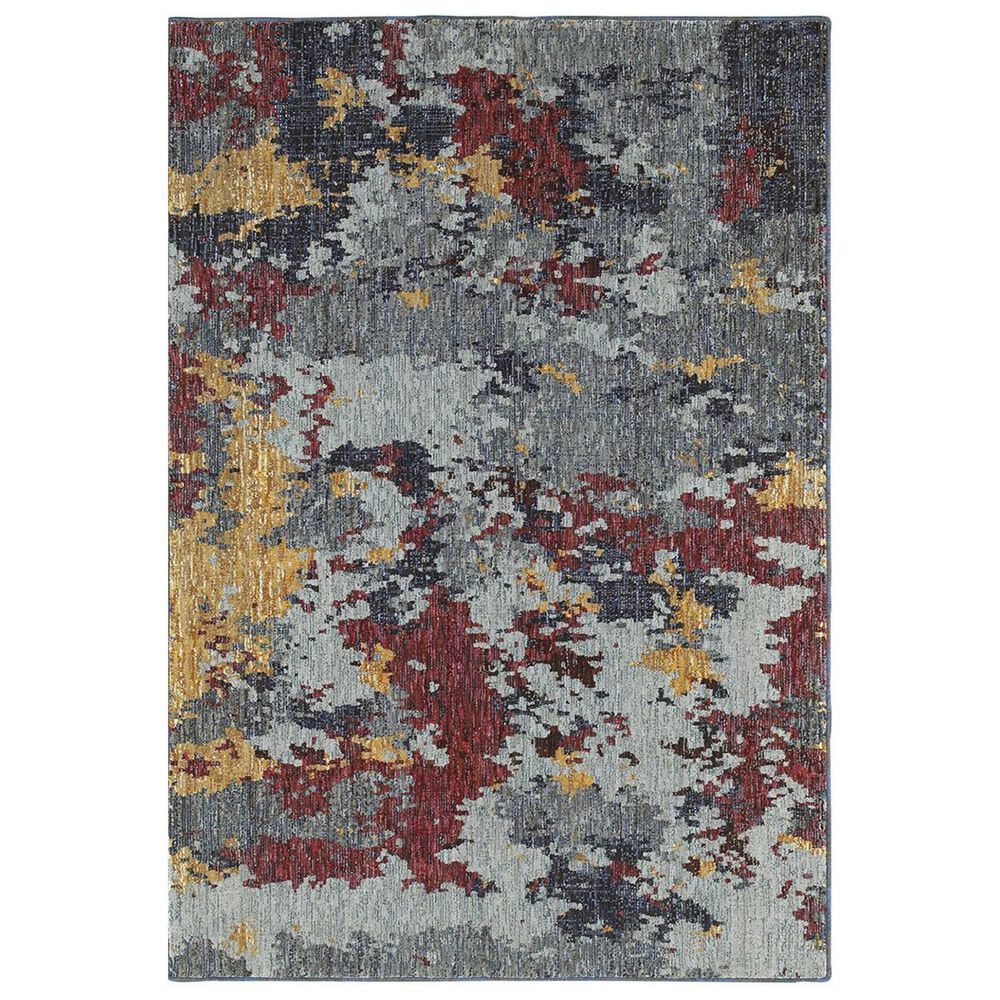 Oriental Weavers Evolution 8036C 5"3" x 7"3" Blue Area Rug, , large