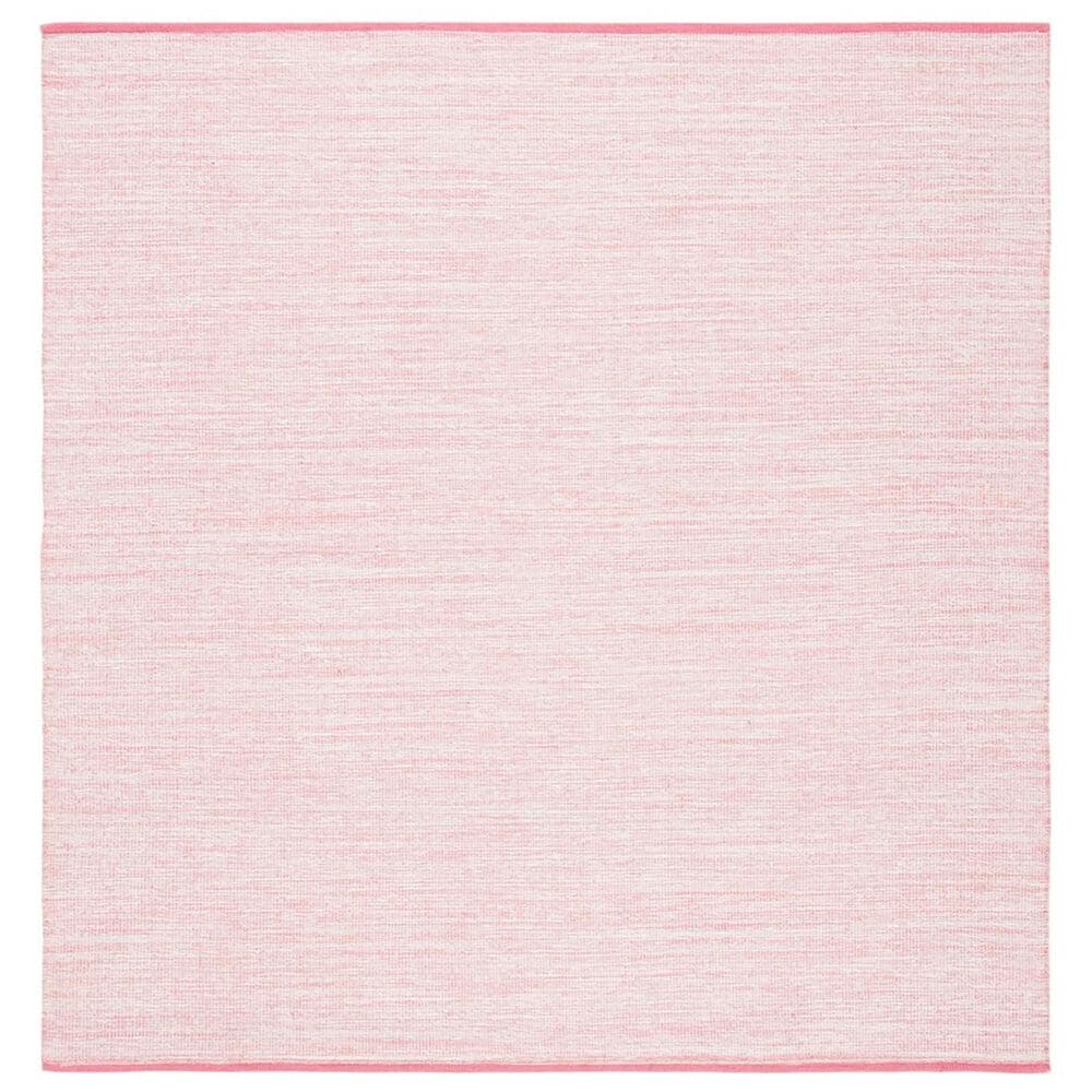 Safavieh Montauk 6" Square Pink and Fuchsia Area Rug, , large