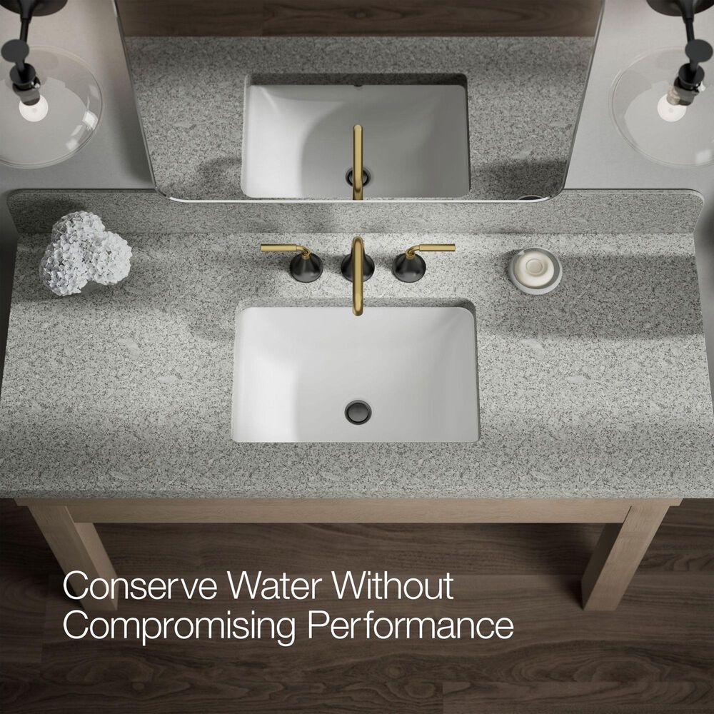 Kohler Tone Widespread Bathroom Sinks in Matte Black and Brushed Moderne Brass, , large