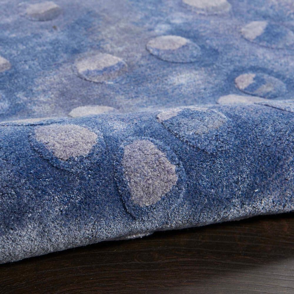 Nourison Prismatic PRS05 3&#39;9&quot; x 5&#39;9&quot; Blue Area Rug, , large