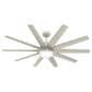 Hunter Overton 60" Outdoor Ceiling Fan in Matte Nickel, , large