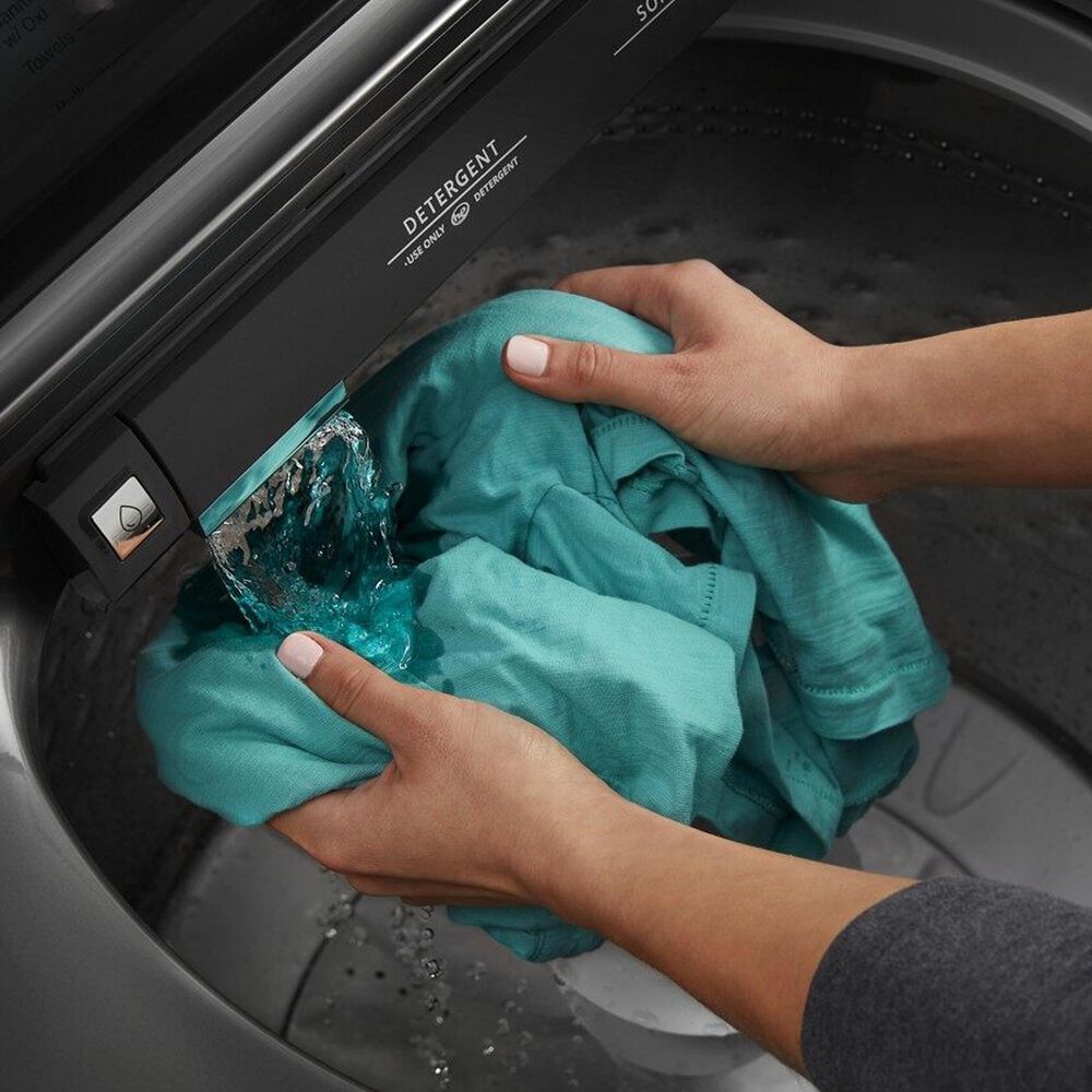 Maytag 5.2 Cu. Ft. Top Load Washer with Agitator in Metallic Slate, , large