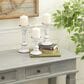 Maple and Jade 6", 8", 10" Decorative Candle Holder in White (Set of 3), , large