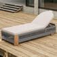 Hearth and Haven Outdoor Chaise Lounge Chair in Beige, , large