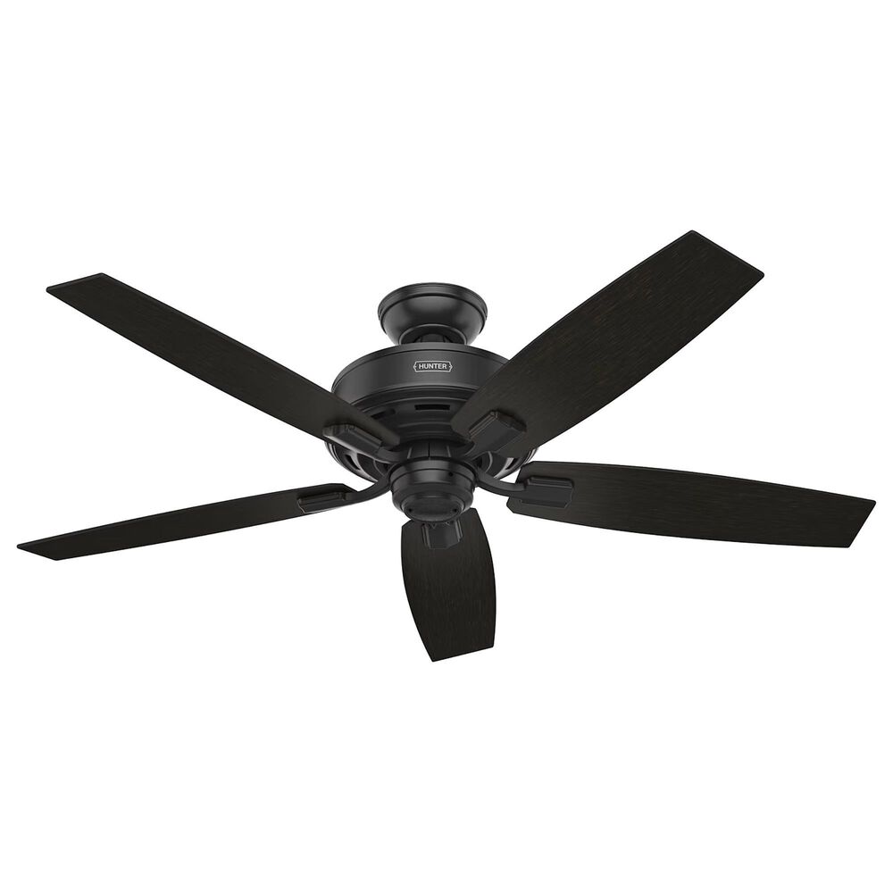Hunter Bennett 52&quot; Ceiling Fan with Light in Matte Black, , large