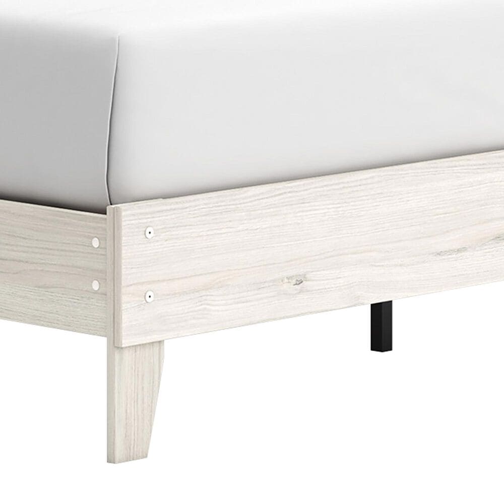 Ashley Socalle King Platform Bed in Light Natural, , large
