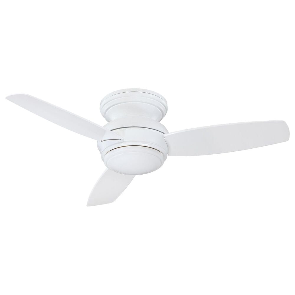 Minka-Aire Traditional Concept 44" Indoor/Outdoor Ceiling Fan with LED Light in White, , large