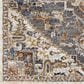 Surya Tuscany 7"10" Square Blue, Gray and Brown Area Rug, , large