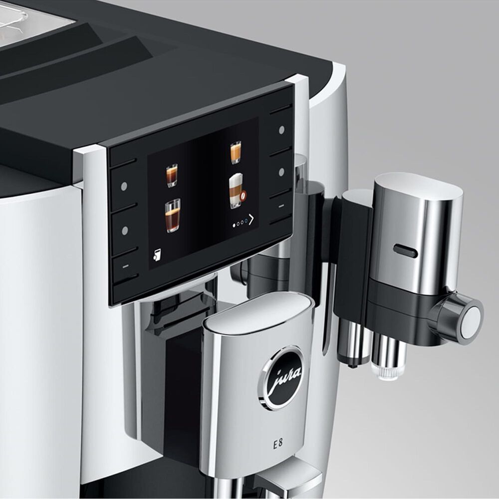 Jura E8 64 Oz Automatic Coffee Maker in Chrome, , large