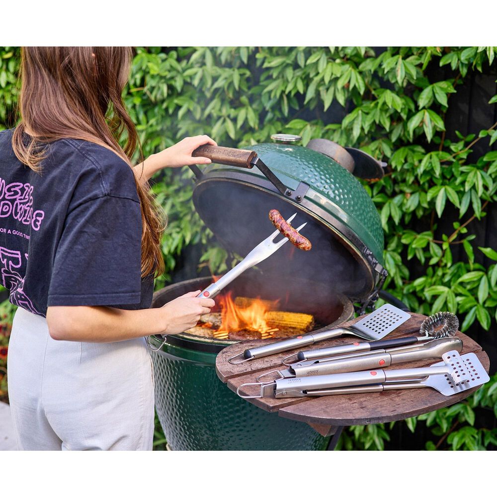 Joseph Joseph GrillOut 4-Piece BBQ Tool Set with Storage Case in Stainless Steel, , large