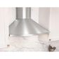 Zephyr Savona 36" Wall Mount Chimney Hood in Stainless Steel, , large