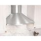 Zephyr Savona 36" Wall Mount Chimney Hood in Stainless Steel, , large