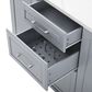 HOMLUX 51" Kitchen Island with Tilt Trash Can Cabinet in Grey, , large