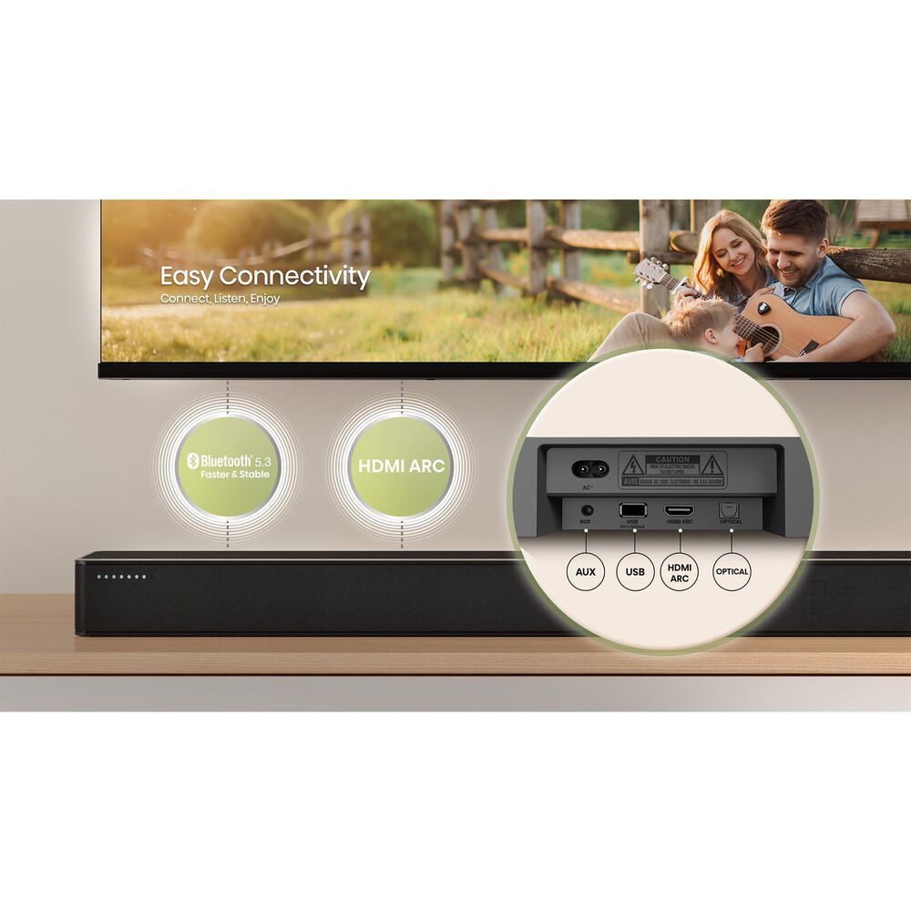 Hisense HS2100 2.1 CH Soundbar with Wireless Subwoofer, , large