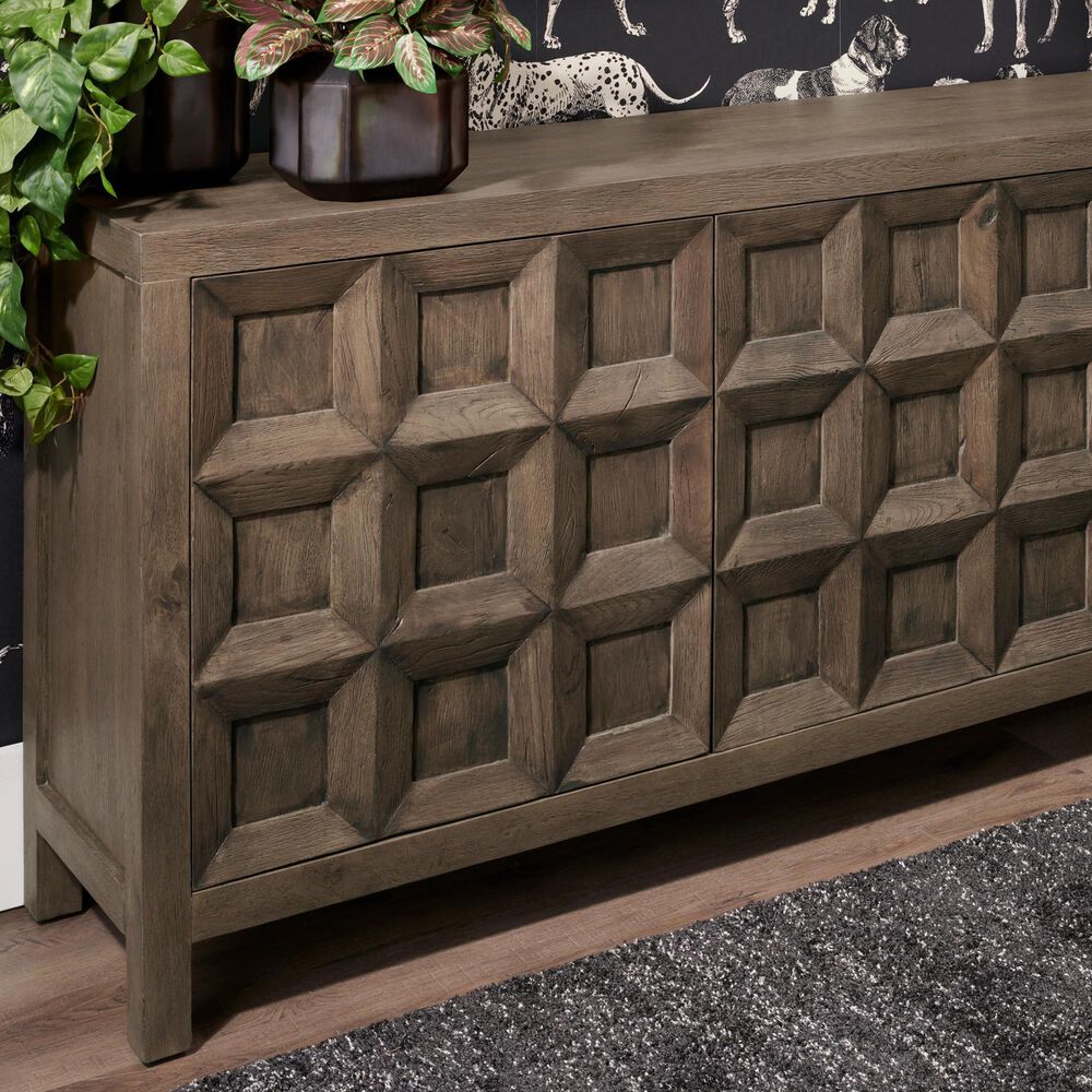 Slatehouse Briarwood 3-Door Sideboard in Brown Stain, , large