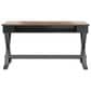 Ashley Wildenauer Home Office Desk in Rich Brown and Warm Satin Black, , large