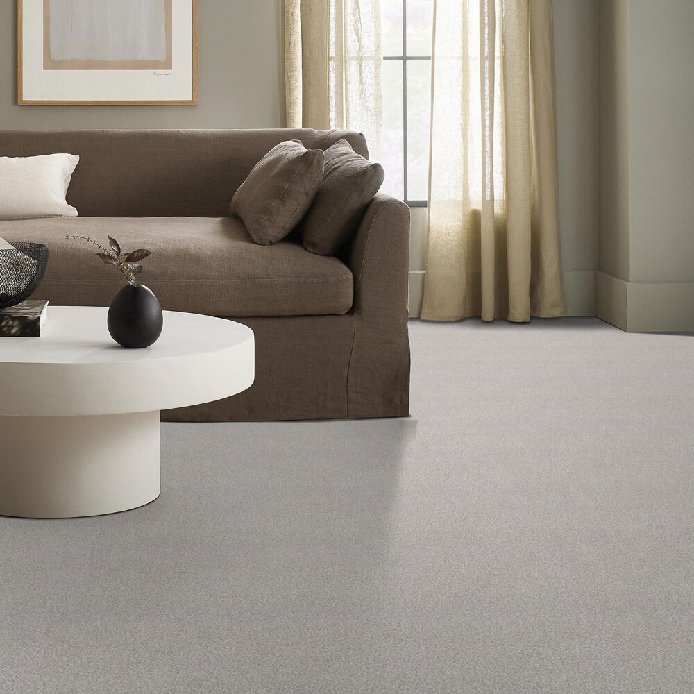 Shaw Tonal Comfort Blue Carpet in Dreamy, , large