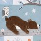 Lambs and Ivy Sleepytime Bear 3-Piece Baby Nursery Crib Bedding Set in Brown, White, Gray and Rust, , large