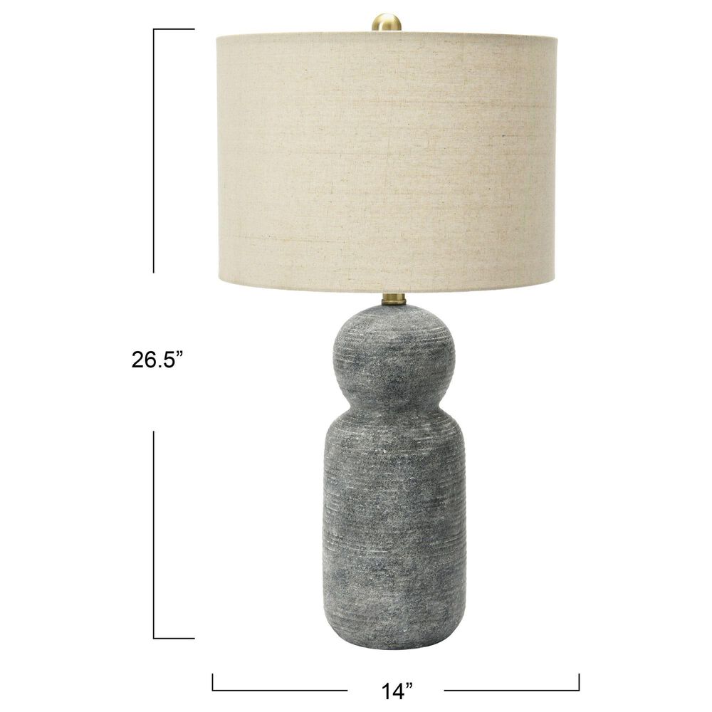 Creative Coop Everett Desk Lamp in Grey, , large