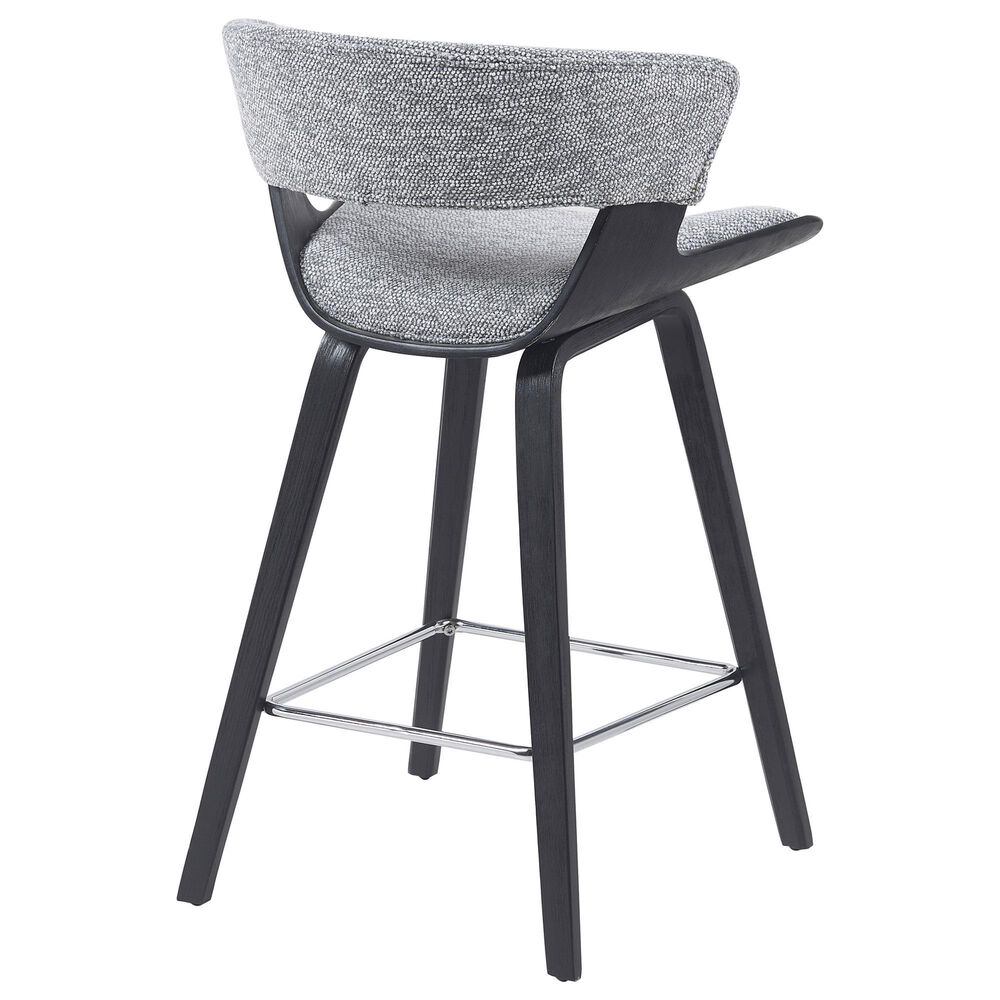 Armen Living Jagger Counter Height Stool in Black, , large
