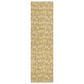 Dalyn Rug Company Wonderland WN22 2"3" x 7"6" Gold Indoor/Outdoor Runner, , large