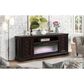 Ironleaf Montgomery 82" Fireplace TV Stand in Dark Walnut, , large