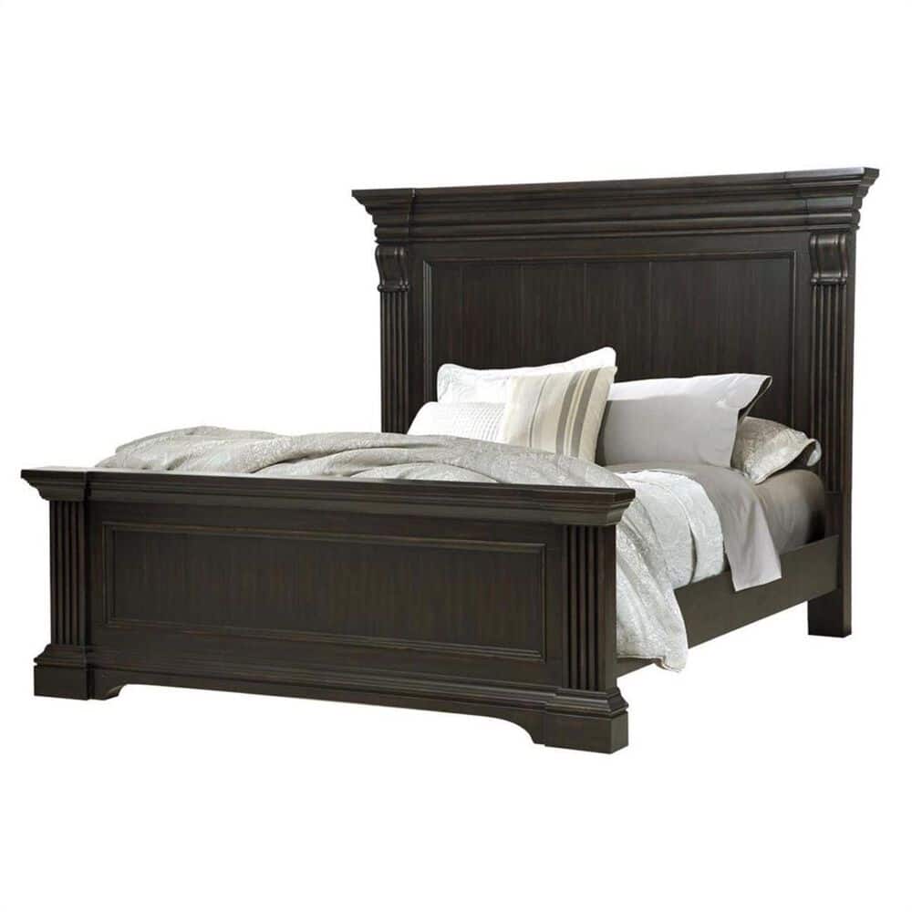 Nicolette Home Caldwell 4 Piece Queen Bedroom Set in Dark Expresso, , large