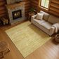 Dalyn Rug Company Soft Essentials Solid Gold 9" x 12" Indoor/Outdoor Area Rug, , large