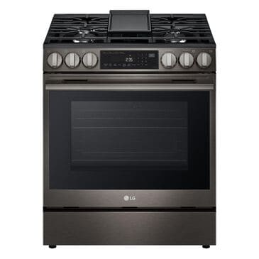 LG 6.3 Cu. Ft. Smart Gas Slide-In Range with ProBake Convection InstaView and Air Fry in Black Stainless Steel, , large