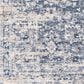 Surya Tuscany TUS-2320 Dark Blue, Denim, Tan, Charcoal, Light Gray and Cream 12" x 15" Area Rug, , large