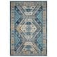 Loloi II Zion ZIO-02 3"6" x 5"6" Ocean and Gold Area Rug, , large