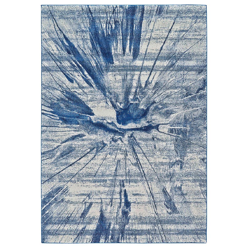 Feizy Rugs Brixton 10" x 13"2" Cobalt Area Rug, , large
