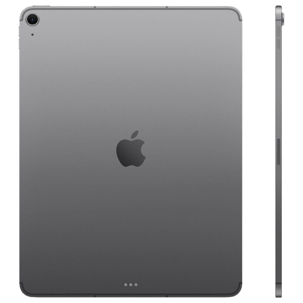 Apple 13-Inch iPad Air M3 Chip Wi-Fi + Cellular 512GB in Space Gray &#40;Latest Model&#41; with 2-Year AppleCare+, , large
