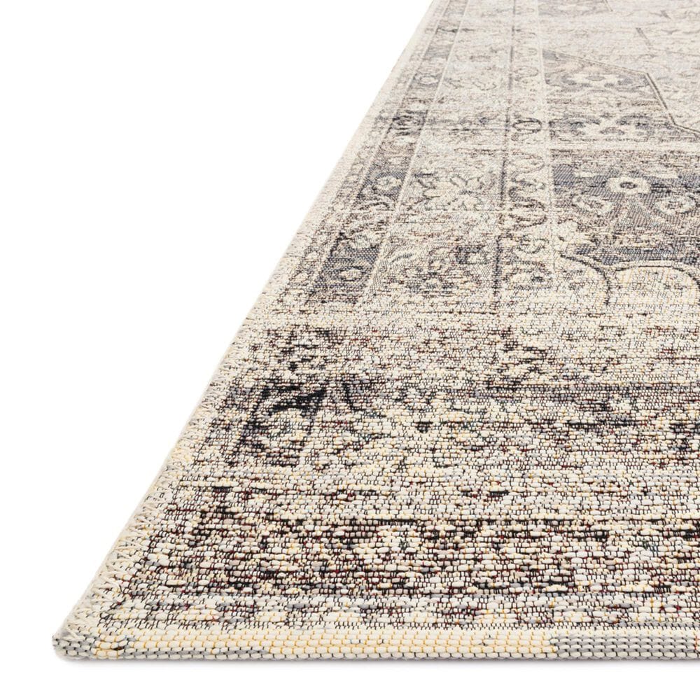 Loloi Mika Stone and Ivory 5&#39;3&quot; x 7&#39;8&quot; Indoor/Outdoor Area Rug, , large