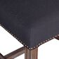 Home Trends & Design Nimes 5-Piece Round Dining Set in Asphalt, , large