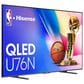 Hisense 100" Class U76 Series QLED 4K with HDR in Black - Smart TV, , large