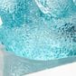 Maple and Jade Coral Ombre Decorative Sculpture with Base in Blue and Clear, , large