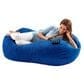 Jaxx 4" Lounger Bean Bag in Blueberry, , large