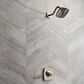 Soho Studio Elan Chevron Grey 24" x 48" Porcelain Tile, , large