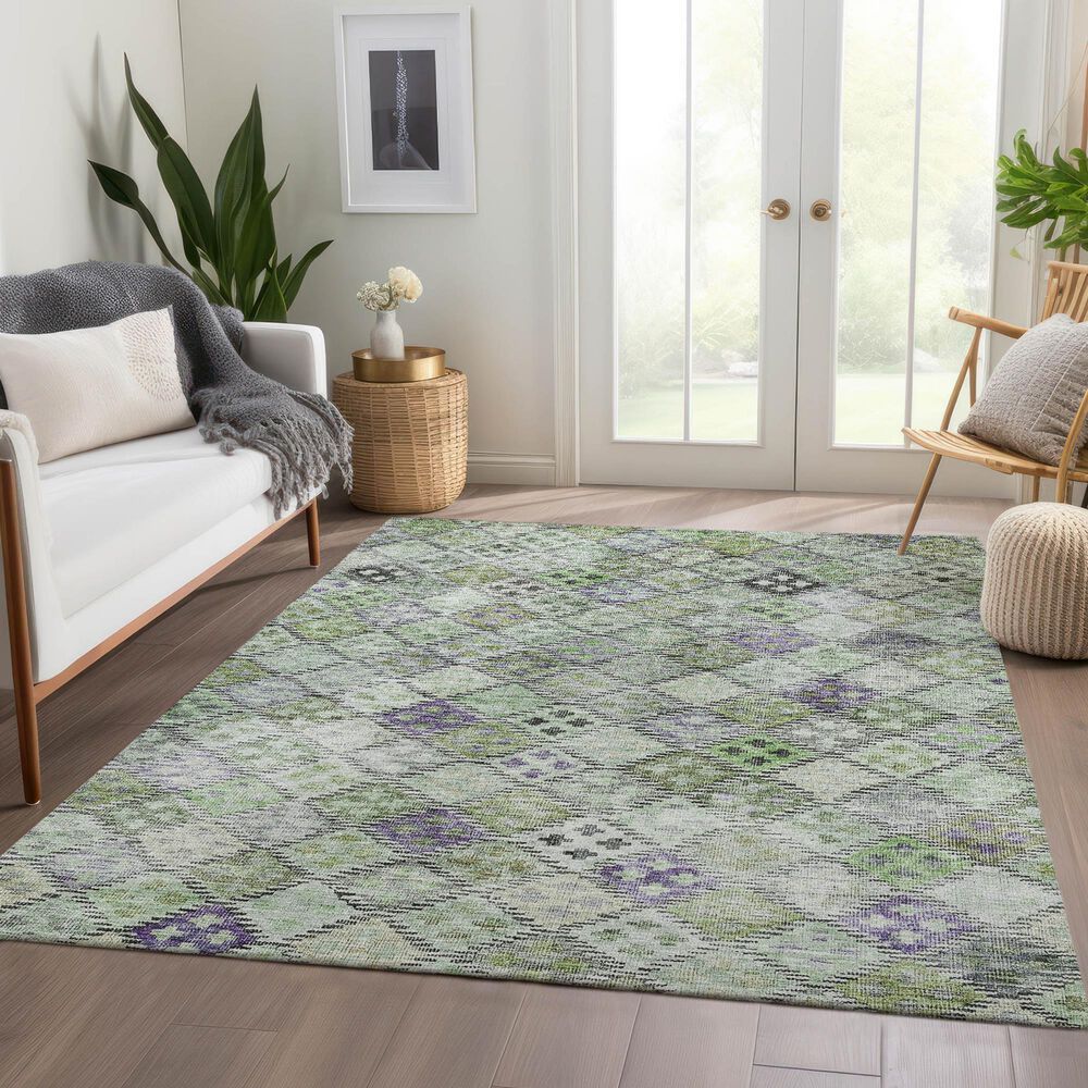 Dalyn Rug Company Solace SL6 3&#39; x 5&#39; Green Area Rug, , large