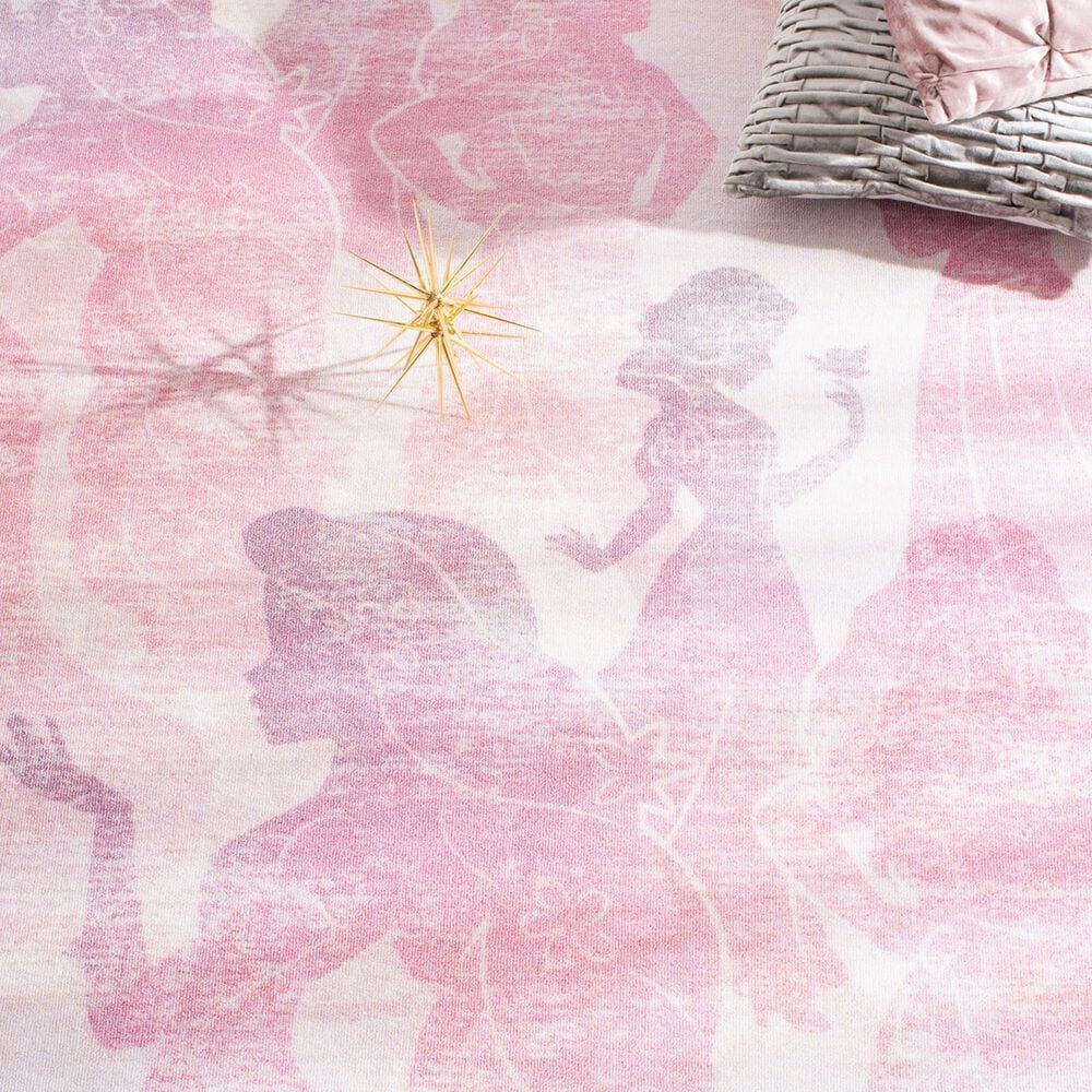 Safavieh Disney Princess Assurance 3&#39;3&quot; x 5&#39;3&quot; Pink and Purple Kids Rug, , large