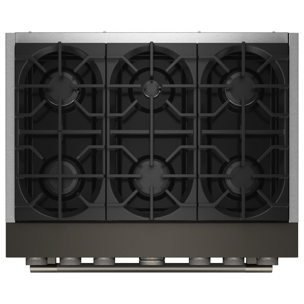 KitchenAid 36" Commercial Dual Fuel Range in Black Ore, , large