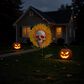 The Gerson Company Solar Lighted Halloween Sunflower with Skull Yard Stake in Assort, , large