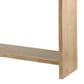 Hearth and Haven 3-Drawer Console Table with Open Shelf in Brown, , large